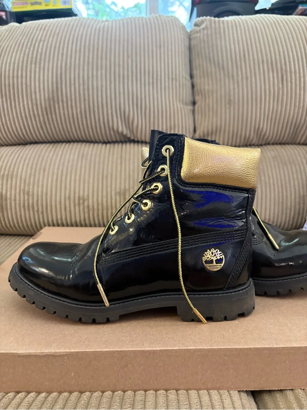 Timberland sleek patent